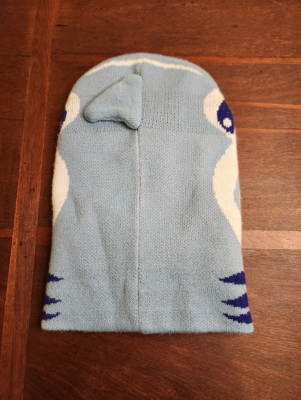 Light Blue Kids Shark Balaclava Hat